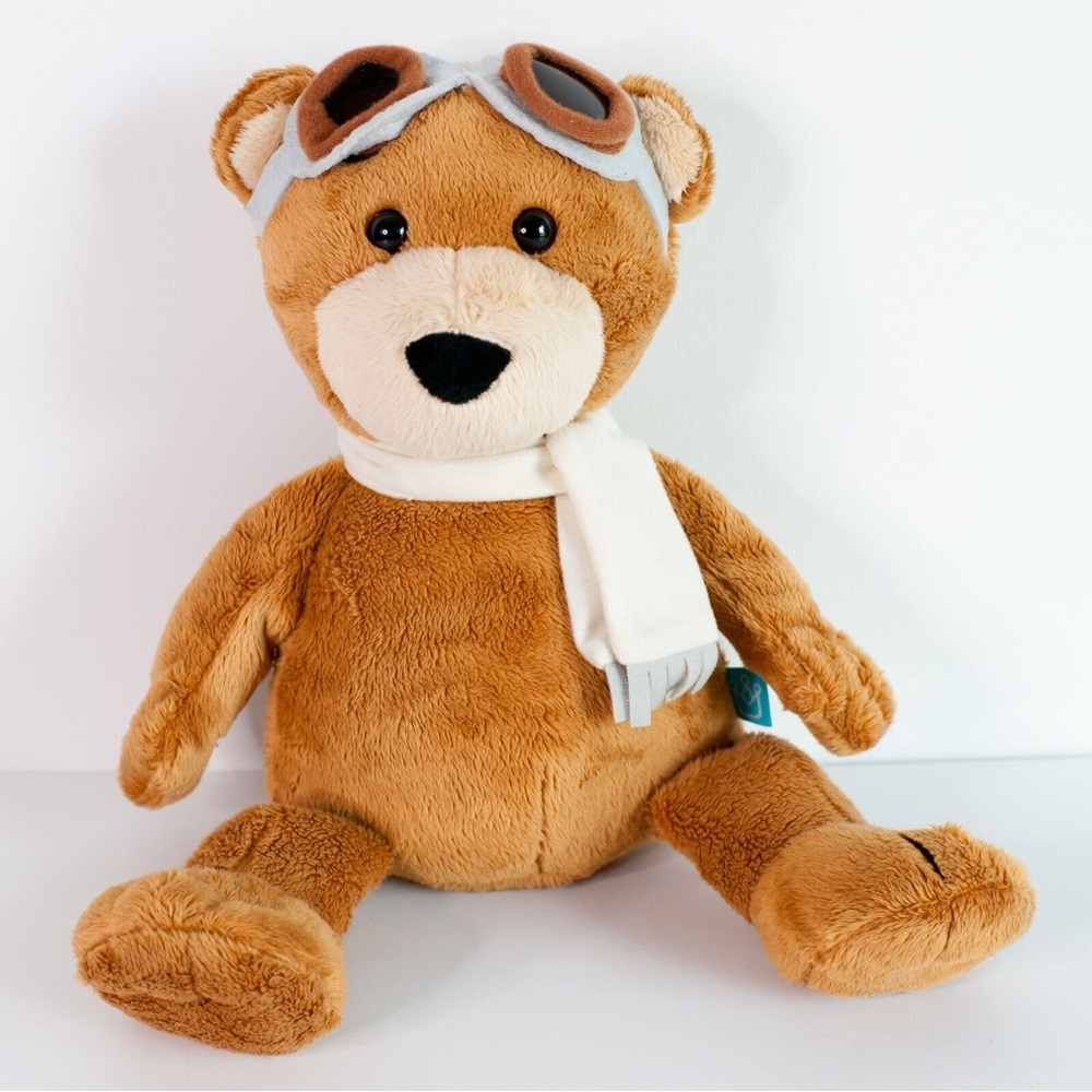 Like new Manhatttan aviator plush stuffed bear
